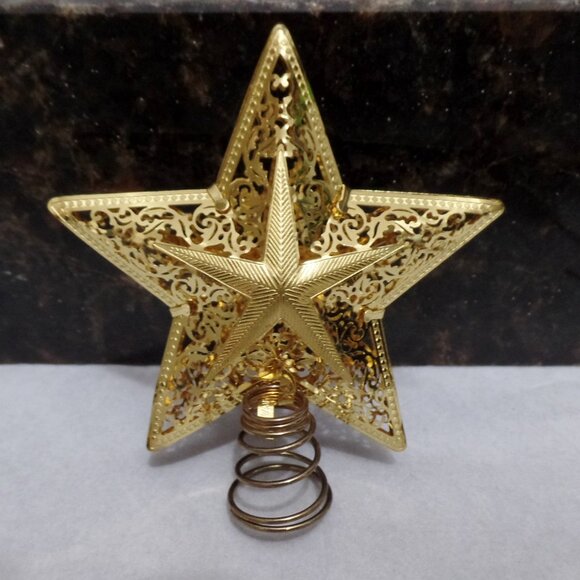 Metal Santa Star Tree Ornaments 13 PC - Picture 6 of 8